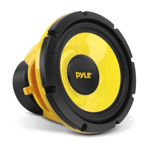 Pyle Car Midbass Speaker System Pro 8 Inch 400 Watt 4 Ohm Auto Mid-Bass Component Poly Woofer Audio Sound Speakers