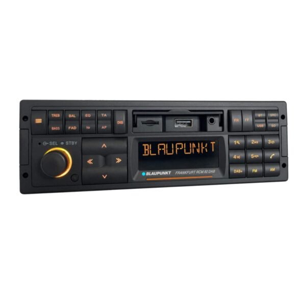 BLAUPUNKT Blaupunkt Frankfurt RCM 82 Retro Style Stereo USB microSD AUX Input MP3 Black