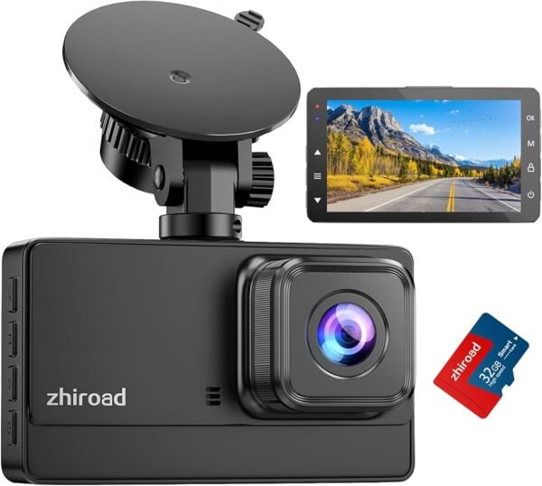 Dash Cam 1080P Dash Cam Car Camera with IPS Screen