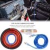 Subwoofer Amplifier Installation Cable 4 Gauge 2800W Car Audio Subwoofer Amplifier Speaker Installation Cable Kit Fuse Suit