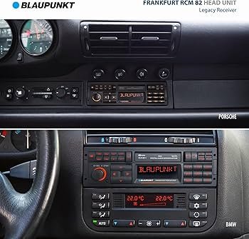 BLAUPUNKT Blaupunkt Frankfurt RCM 82 Retro Style Stereo USB microSD AUX Input MP3 Black