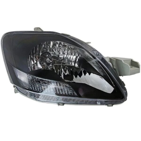 1 Set Toyota Vios 07–12 Head Lamp Crystal Black